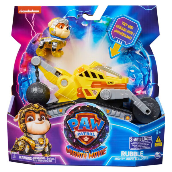 Paw Patrol Mighty Veh Rubble Película