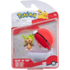 Pokémon Pokebola C/Figura Pokemon (Chespin + Poke ball)