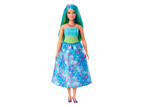 BARBIE FANTASIA DONCELLA VESTIDOS DE ENSUEÑO VERDE - Imagen 3