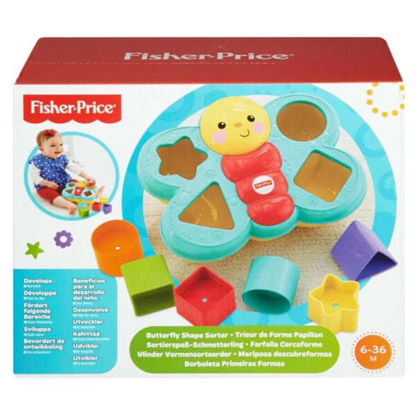 Fisher-Price Mariposa Descubre formas Con Bloques Divertidos - Imagen 2