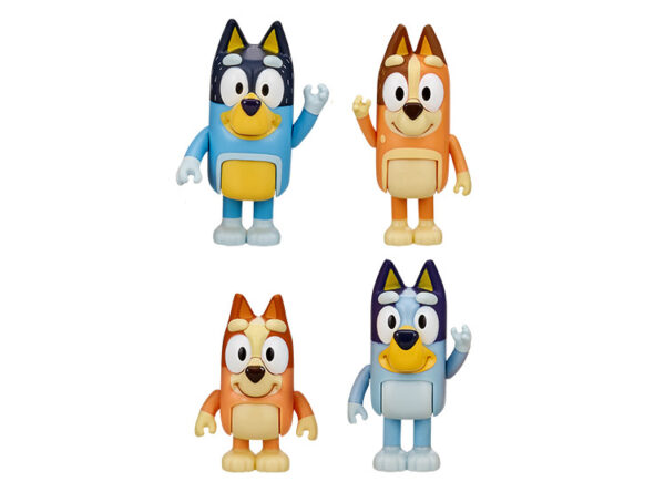 SET 4 FIGURAS FAMILY BLUEY - Imagen 3