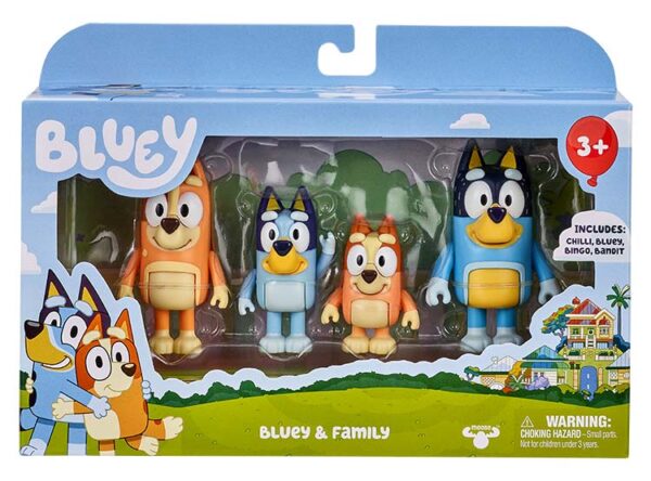 SET 4 FIGURAS FAMILY BLUEY - Imagen 2