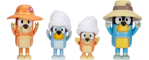 Bluey Set 4 Figuras Familia Trip - Imagen 2