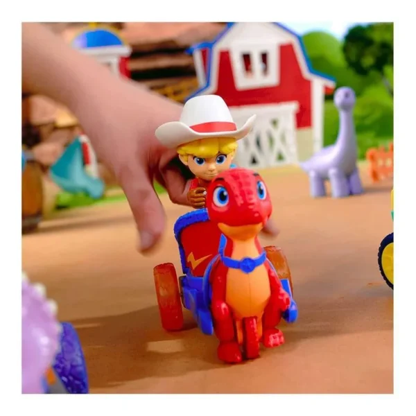 Dino Ranch Dino Vehiculo Y Dinoranchero JON & BLITZ´S - Imagen 4