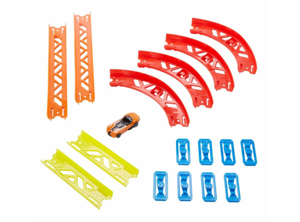 Hot Wheels Componentes- Conjunto De Curvas Premium - Imagen 4