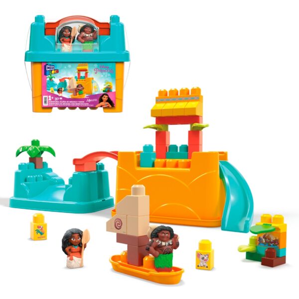 Mega Bloques Disney Aventura Isleña de Moana y Maui