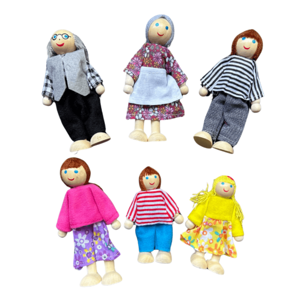 Set de Familia de Madera
