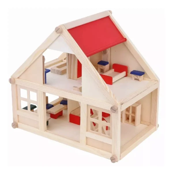 Casa de Muñecas de Madera