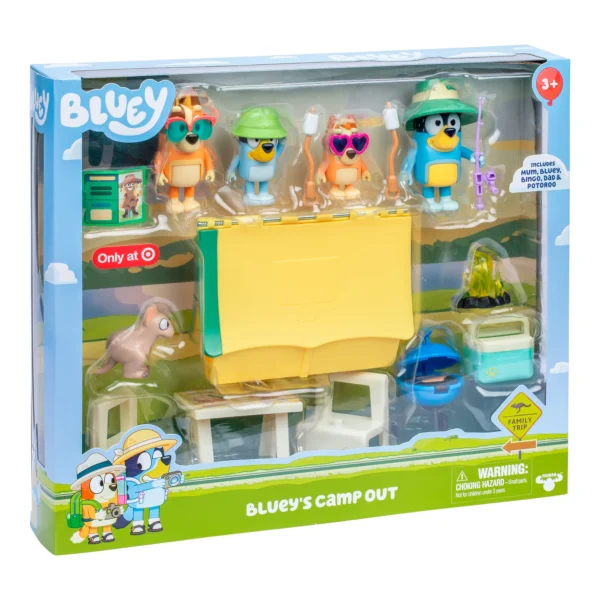 Bluey Playset  Campamento