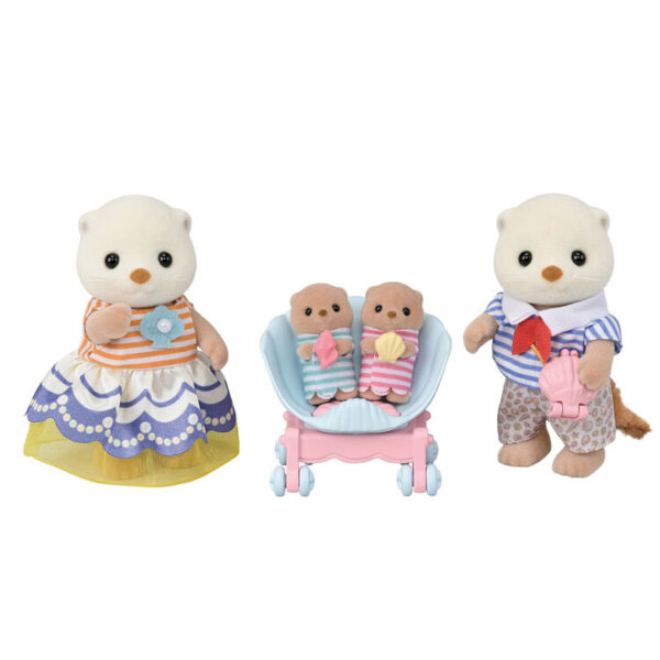 Familia de nutrias marinas Sylvanian Families - Imagen 2