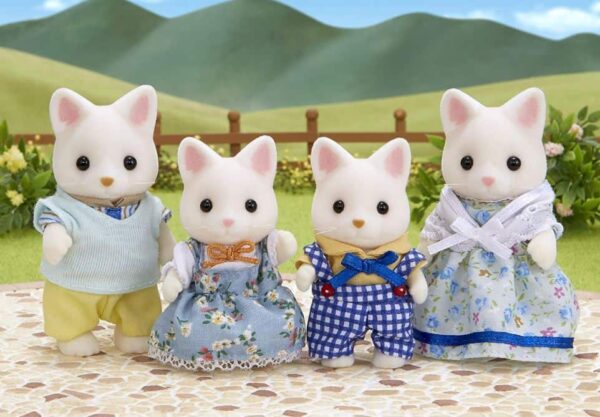 Familias de Sylvanian Familia de gatos de seda - Imagen 2