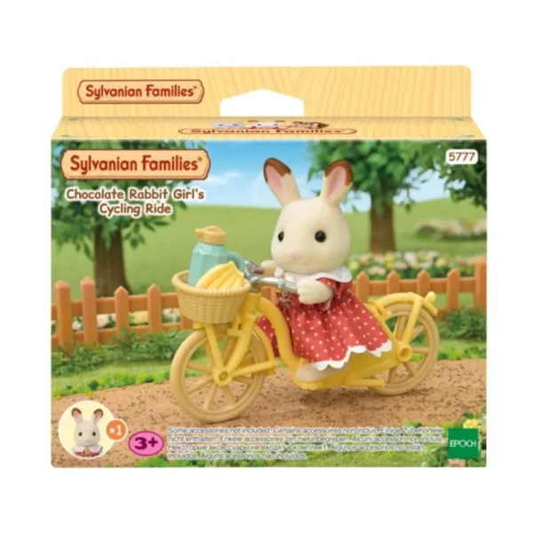 Coneja de Chocolate Paseo en Bicicleta