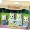 Familia gatos de seda
