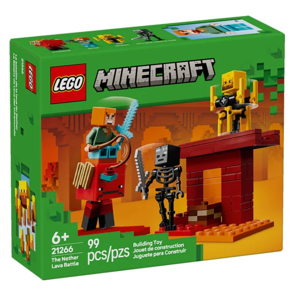 Minecraft Lego La Batalla de Lava del Inframundo