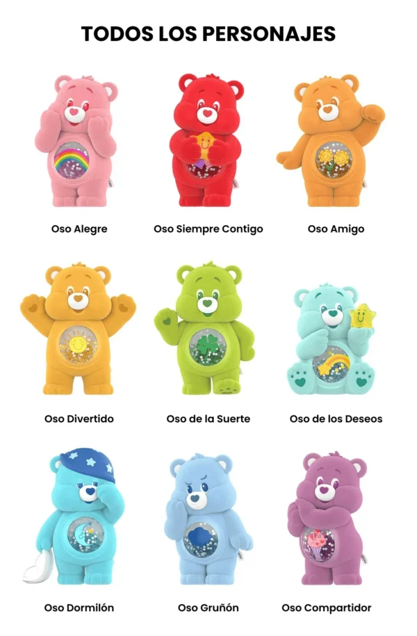 Care Bears Figuras de la serie de Abrazos Coloridos - Imagen 2