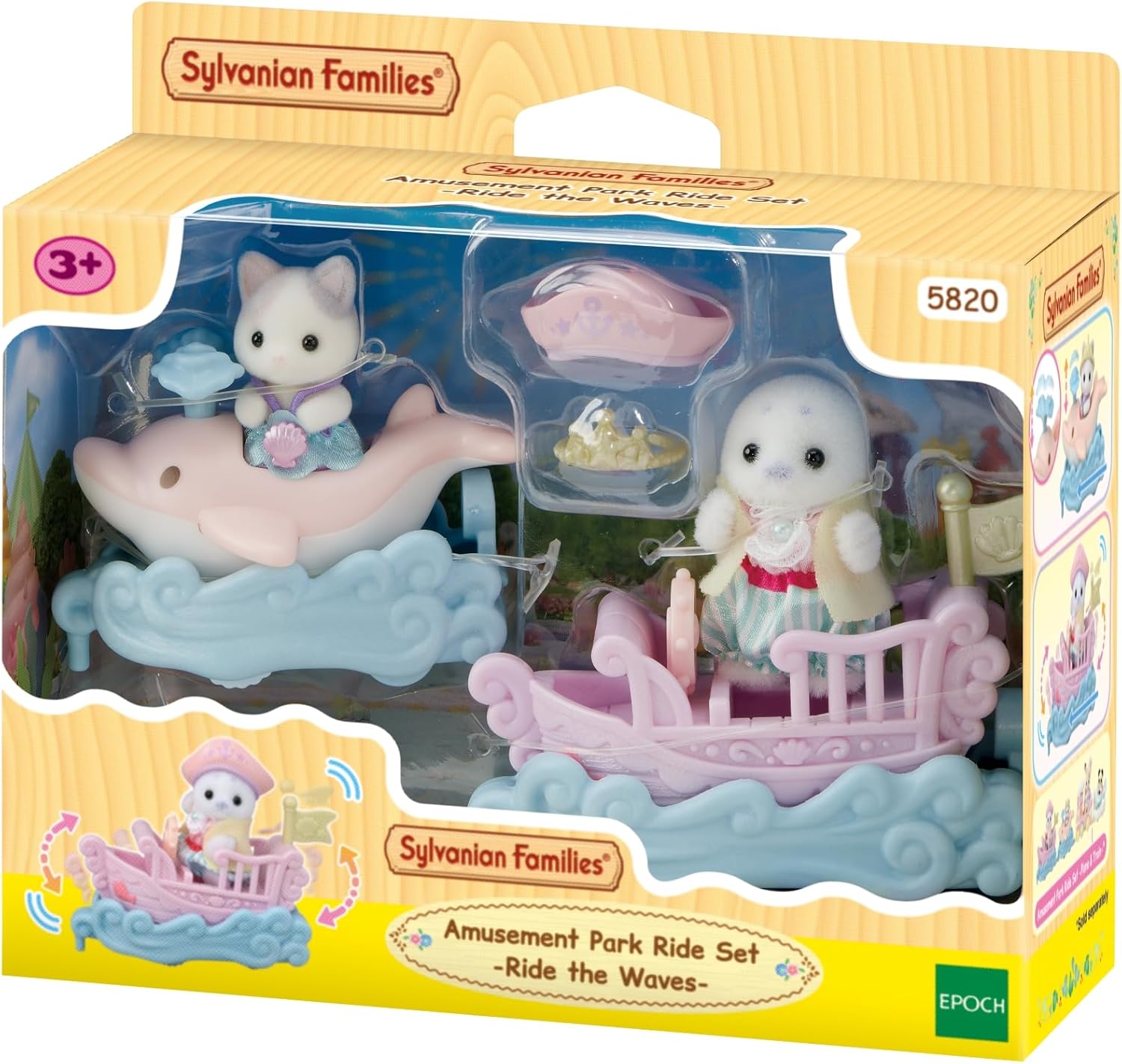 Sylvanian Families Parque De Atracciones Barco Y Delfín