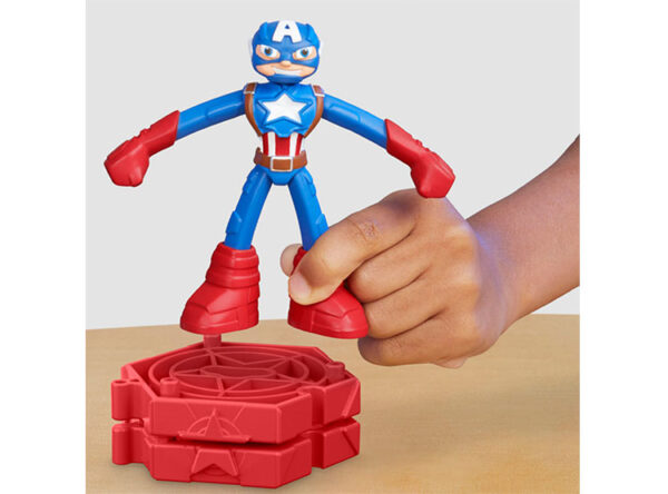 Play Doh Marvel Capitán América Escudo Sello - Imagen 4
