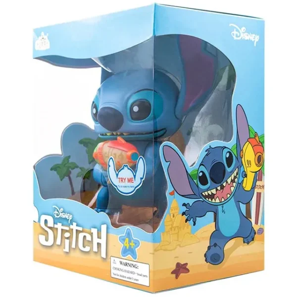 Stitch Figura de acción electrónica con arma sónica-Luz y Sonido - Imagen 2