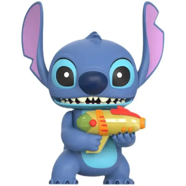 Stitch Figura de acción electrónica con arma sónica-Luz y Sonido