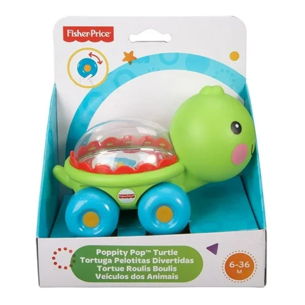 Amigo Poppi Pop Fisher Price - Tortuga Pelotitas Divertidas