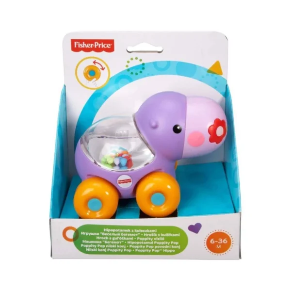 Amigo Poppi Pop Fisher Price - Hipopótama Pelotitas Divertidas