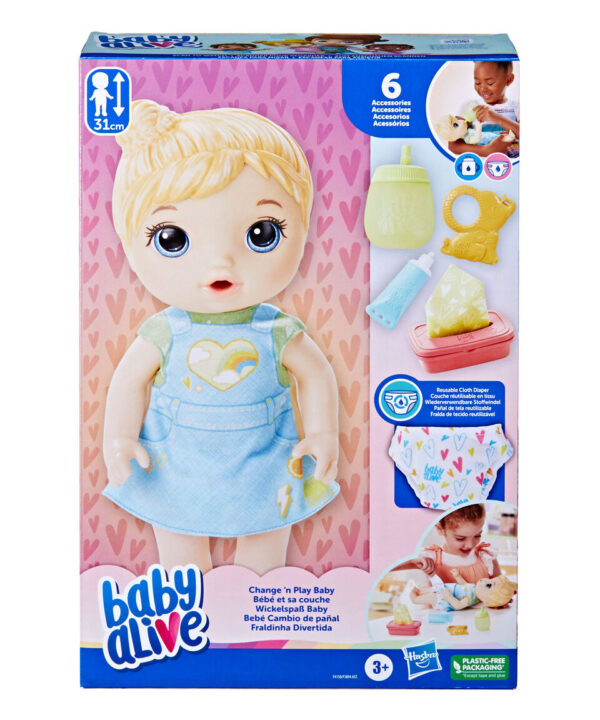 Baby Alive Bebé Cambio de Pañal