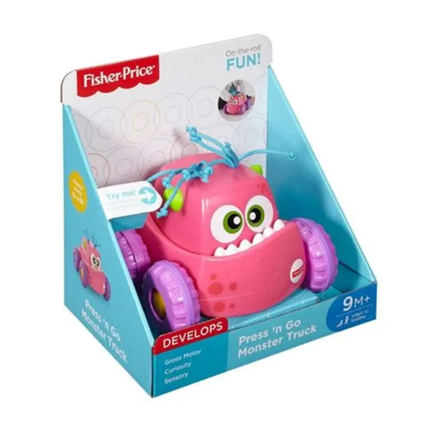 Monstruo Rosado - Presiona Y Persigue - Fisher Price