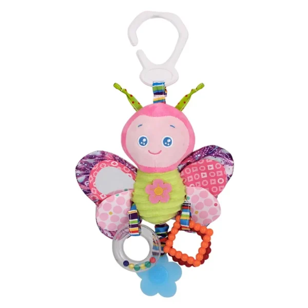 Colgante Sonajero De Asiento Bebé Coche Peluche Sensorial - Imagen 3