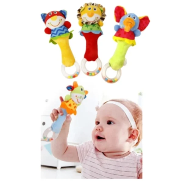 Peluche Sonajero y Apretable para Bebés - Imagen 2