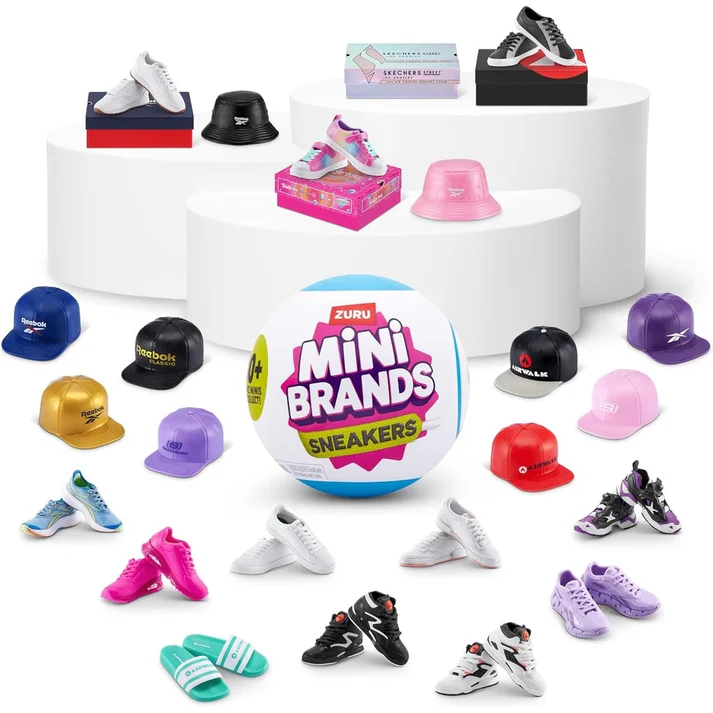 Mini Brands Con 5 Sorpresas Serie Sneakers De Zuru - Imagen 3