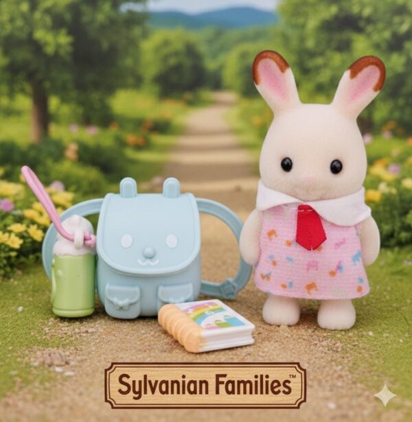 sylvanian Individuales Bebé Conejo de Chocolate-Caminando Juntos