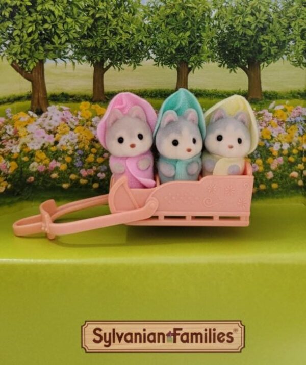 Sylvanian Individuales-Trillizos Husky