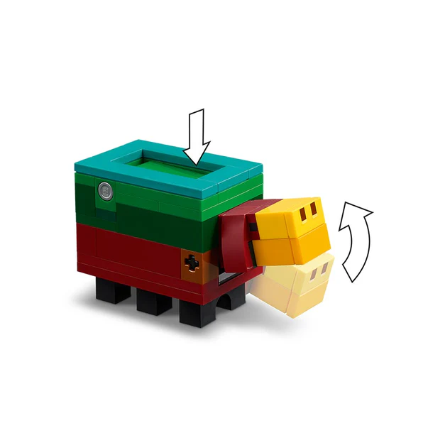 Minecraft Lego El Jardín de Cerezos en Flor - Imagen 4