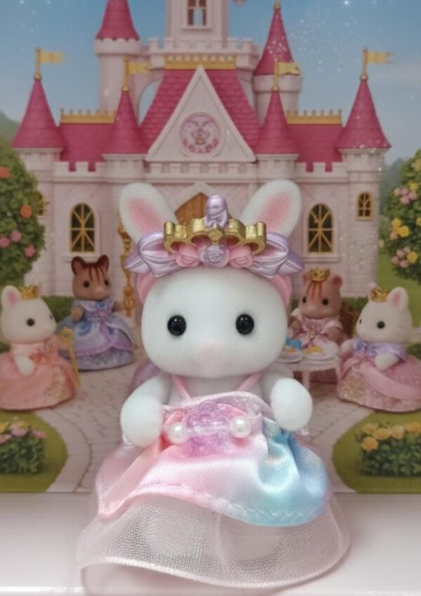 Sylvanian Individuales- Bebé Conejo de Nieve-Princesa Real