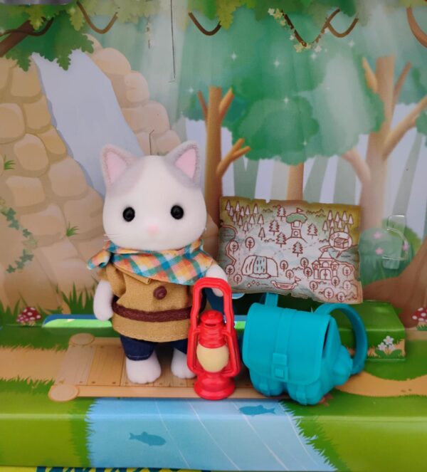Sylvanian Individuales-Hermano Gato Latte Exploradores