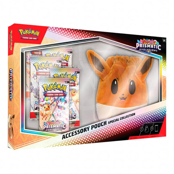Pokémon Prismatic Evolutions Accessory Pouch Ingles