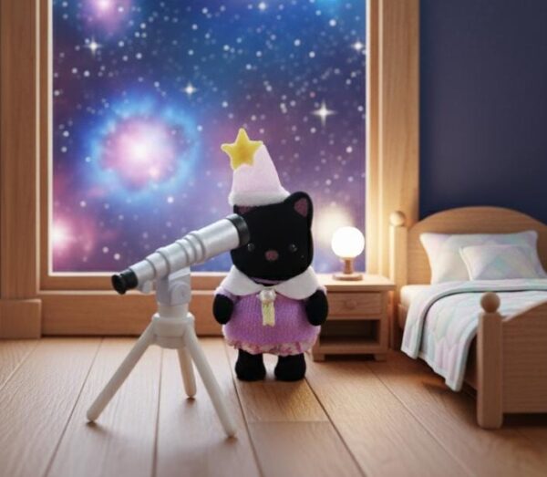 Sylvanian Individuales Bebe Gato Medianoche- Fiesta de Pijamas