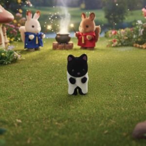 Sylvanian Individuales Bebé Gato de Medianoche