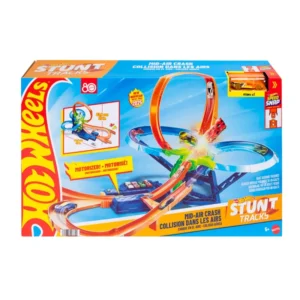 HOT WHEELS STUNT TRACKS PISTA DE JUGUETE MULTI-CHOQUE AÉREO