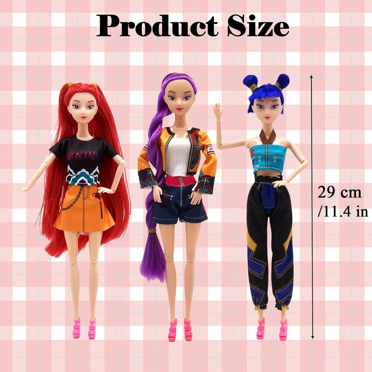 Set Guerreras K-Pop Demon Hunter Rumi- Zoe -Mira - Imagen 2