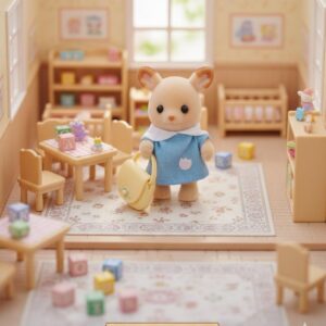Sylvanian Individuales Bebe Ciervo - Compañeros de Juego de la guardería