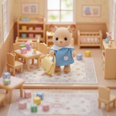 Sylvanian Individuales Bebe Ciervo – Compañeros de Juego de la guardería