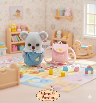 Sylvanian Individuales Bebe Koala – Compañeros de Juego de la guardería