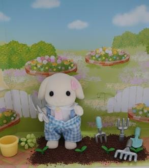 Sylvanian Individuales Hermanito Conejo Flora