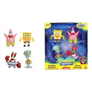 Bob Esponja Pack de 4 Figuras Nano Metalfigs