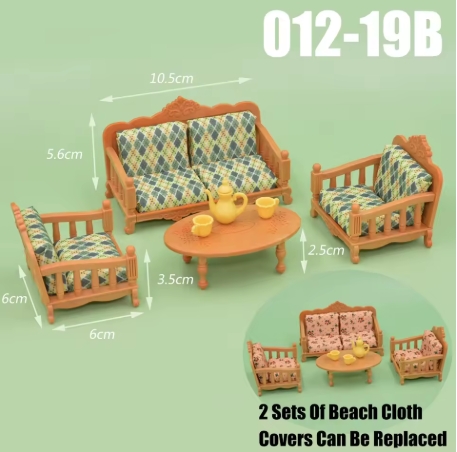 Mini Furniture Mini Muebles 17B,19B