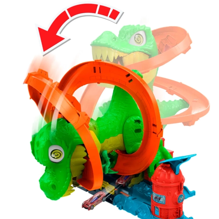Hot Wheels City T-Rex vs Estación de Bomberos - Imagen 3