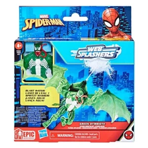 SpiderMan - Epic Hero Series - Web Splashers - Hidroataque Aéreo de simbionte verde