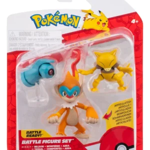 Pokémon Pack 3 figuras de Batalla beldum - monferno - abra