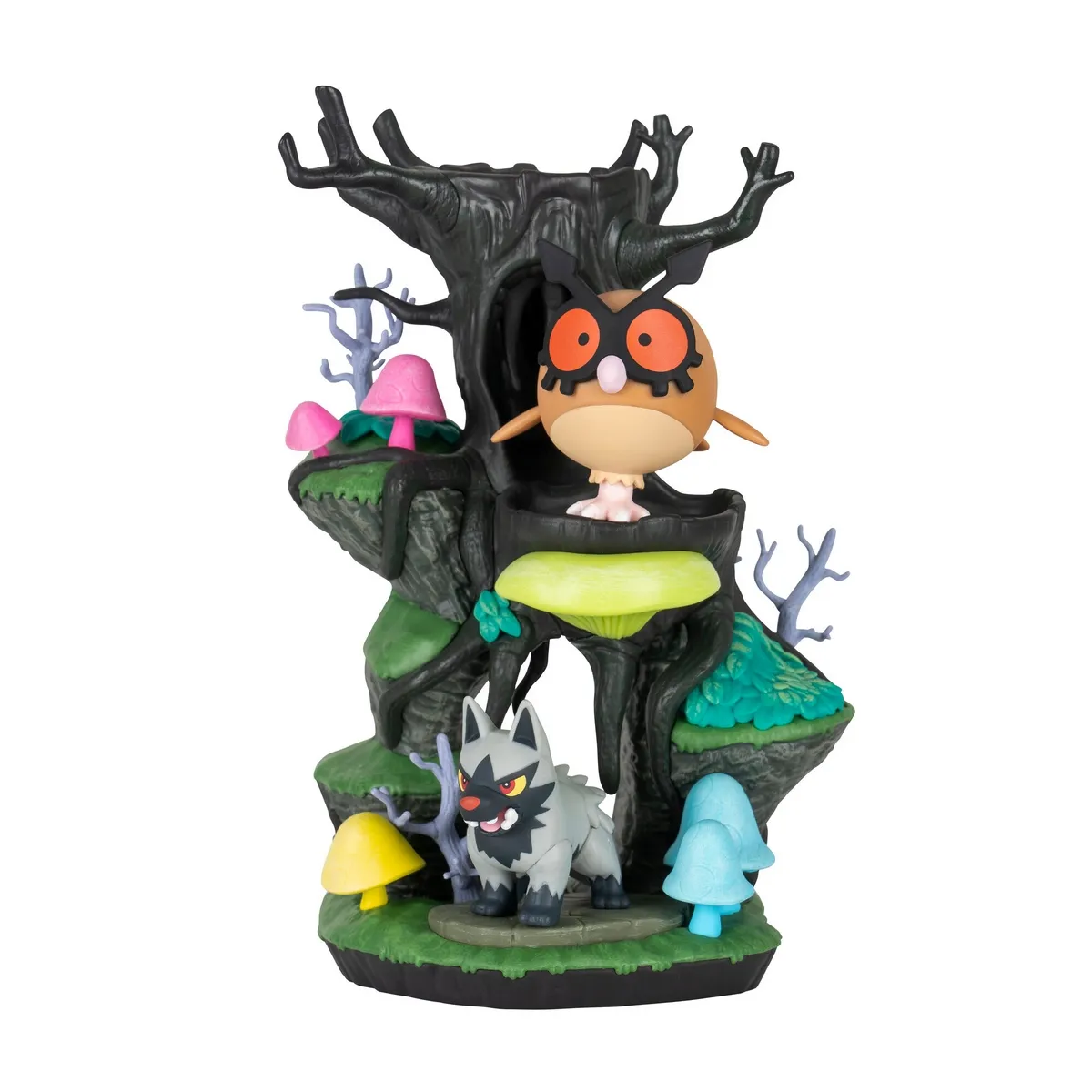 Pokémon Figura Select 15 cm Environment - Poochyena + Hoothoot - Imagen 2
